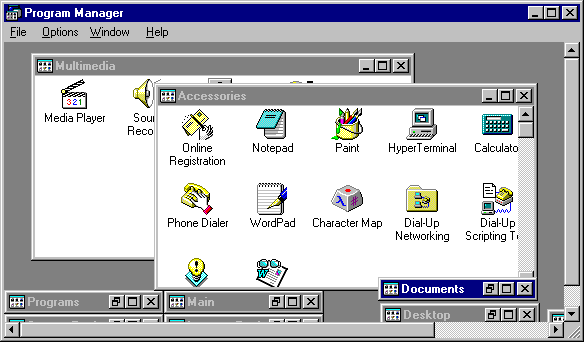 Program Manager Windows 3 1